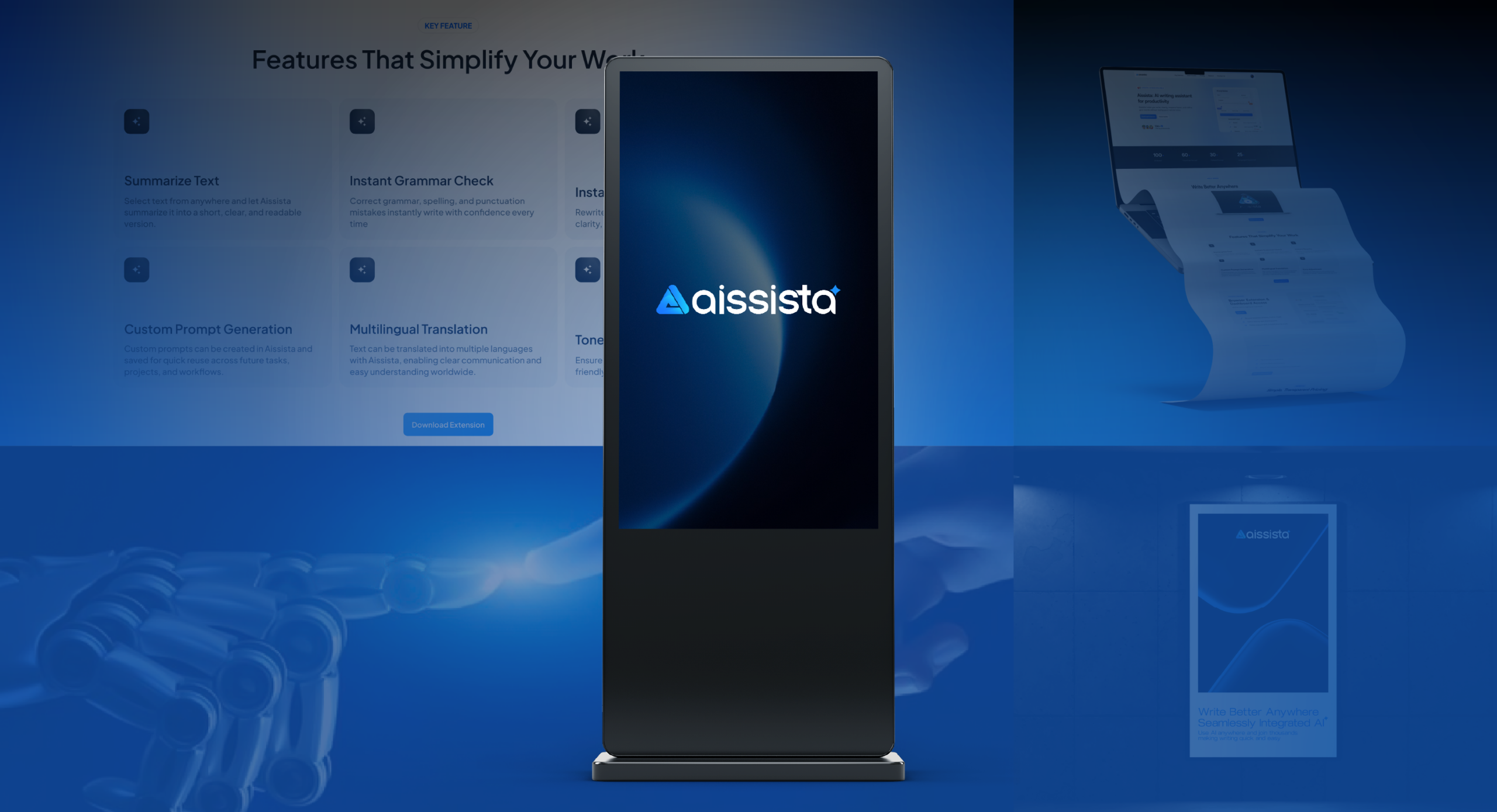 Aissista AI Writing Assistant Case Study | Solution Explorer