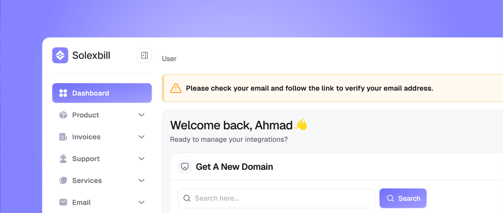 Solexbill Domain and Hosting Reseller Platform