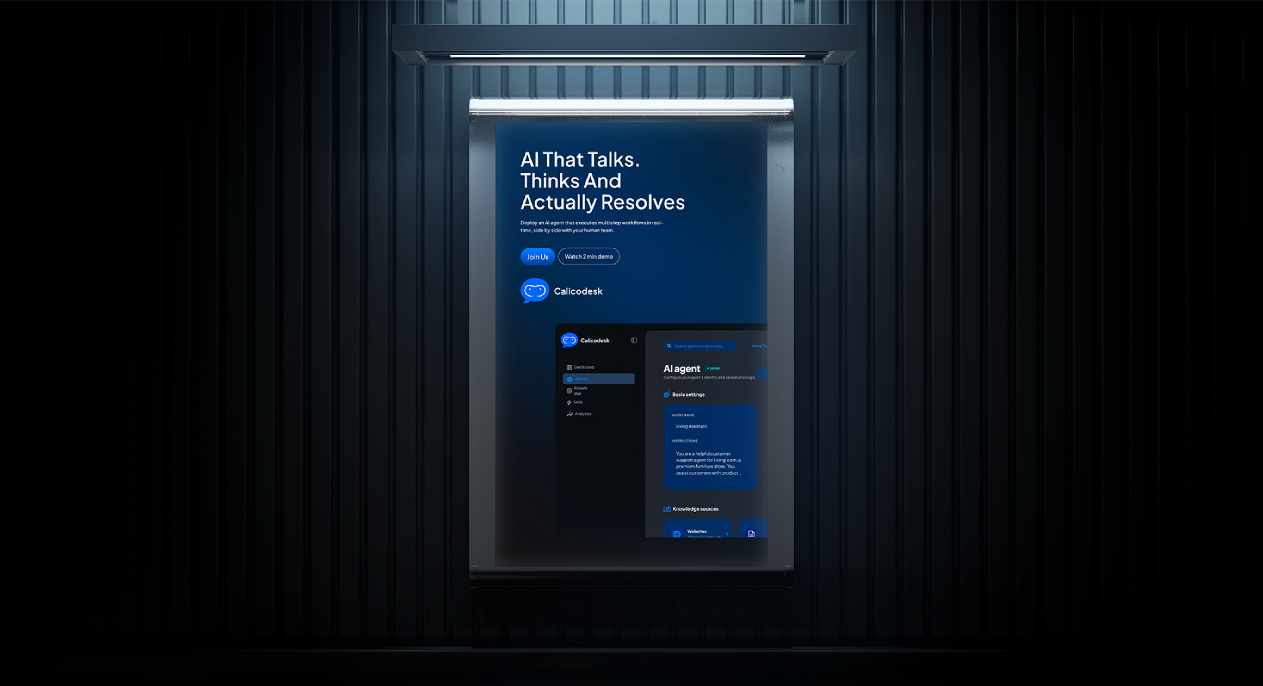 CALICODESK  AI POWERED CUSTOMER SUPPORT PLATFORM
